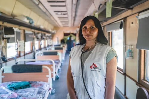 Doctors on Rails - MSF Medicalised train in Ukraine