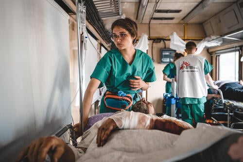 Doctors on Rails - MSF Medicalised train in Ukraine