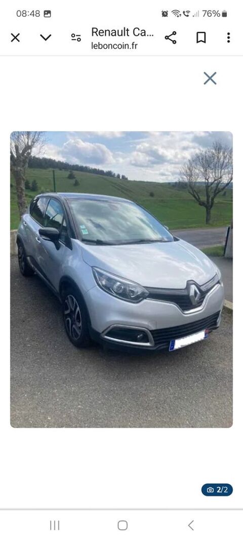 Renault Captur TCe 120 Intens EDC 2015 occasion Mende 48000