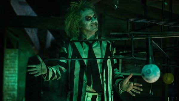 Michael Keaton is back from the grave in Beetlejuice Beetlejuice