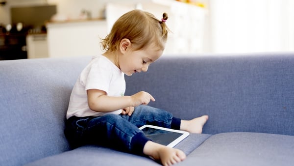 Sweden's public health agency issued an advisory for parents over screen times for toddlers (Stock image)