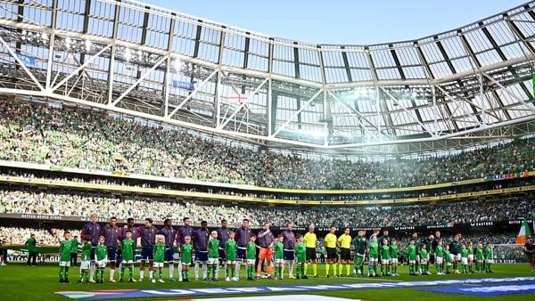 Micheál Martin said that overall there was a 'wonderful' and 'a very happy atmosphere' at the Aviva Stadium