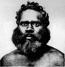 aborigine - a dark-skinned member of a race of people living in Australia when Europeans arrived