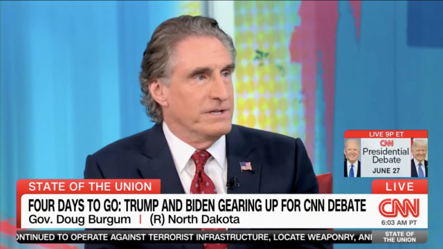 North Dakota Gov. Doug Burgum.