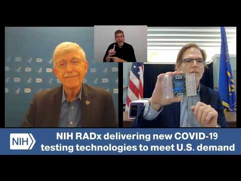 NIH Director Dr. Collins and NIBIB Director Dr. Tromberg Discuss New COVID-19 Testing Technologies 