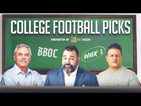 College Football Week 3 Picks: Tennessee vs Florida Bets | BBOC Best Bets Presented by BetMGM article feature image