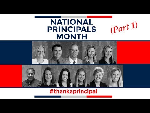 National Principals Month 2018 (Part 1)