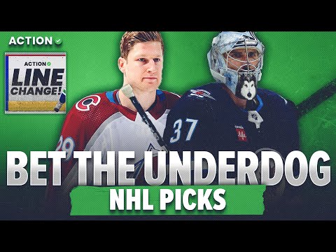 Bet Connor Hellebuyck & Winnipeg Jets vs Colorado Avalanche? NHL Playoff Picks | Line Change article feature image