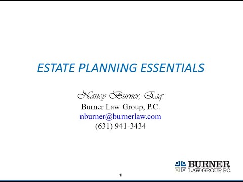 Estate Planning Basics Webinar