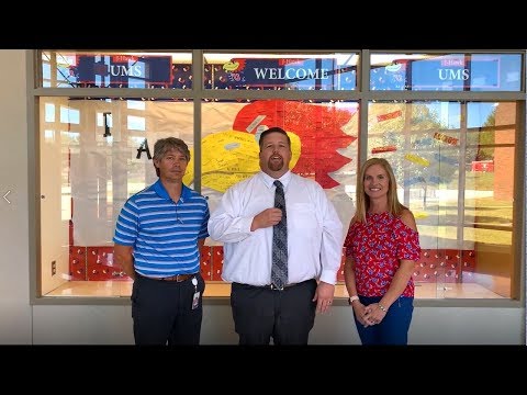 Jennifer Silvay, Joe Blazevich, Jeremy Braden Urbandale Middle School Welcome