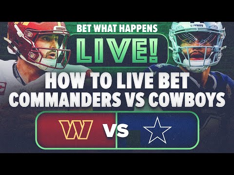 How to Live Bet Washington Commanders vs Dallas Cowboys! NFL Picks & Props | Bet What Happens Live article feature image