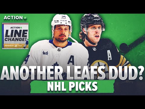 Can Toronto Maple Leafs Bounce Back In Game 2 vs Boston Bruins? NHL Playoff Picks | Line Change article feature image