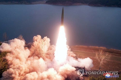 N. Korea says it test-fired new tactical ballistic missile capable of carrying super-large warhead