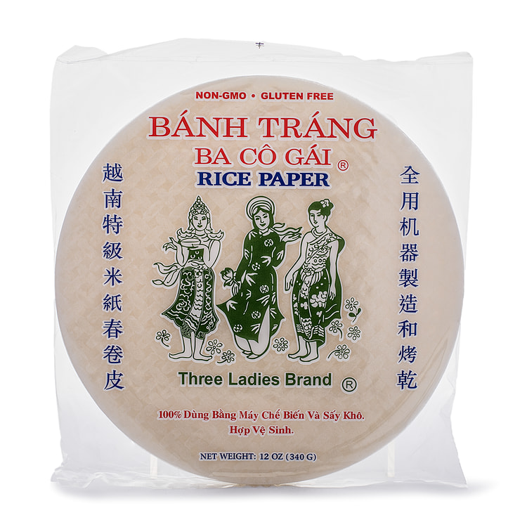 Three Ladies Brand Rice Paper 25cm