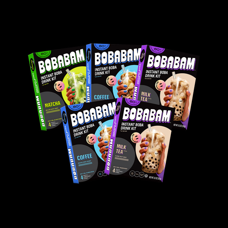 BOBABAM "Pick Me Up" Variety Pack,