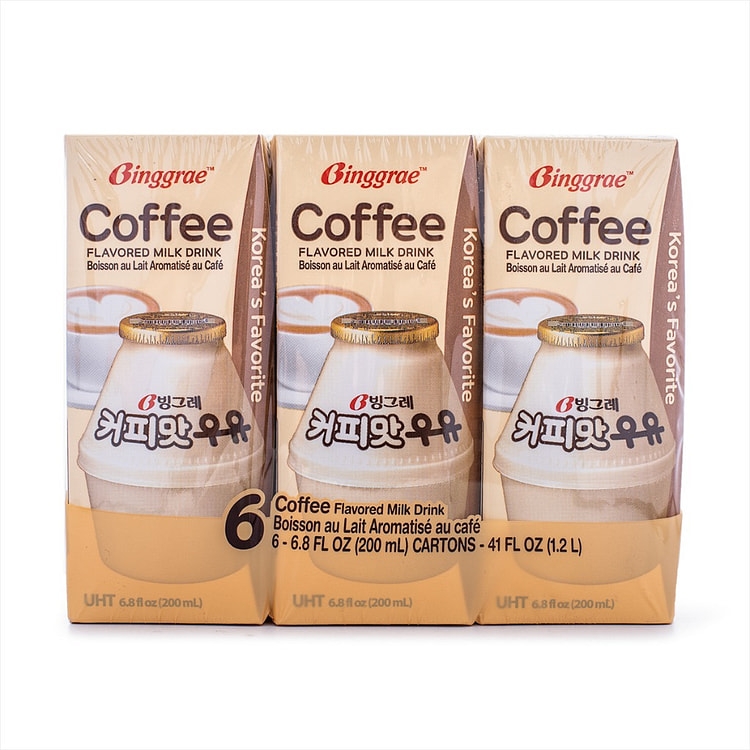 Binggrae Coffee Flavored Milk Drink 200ml*6