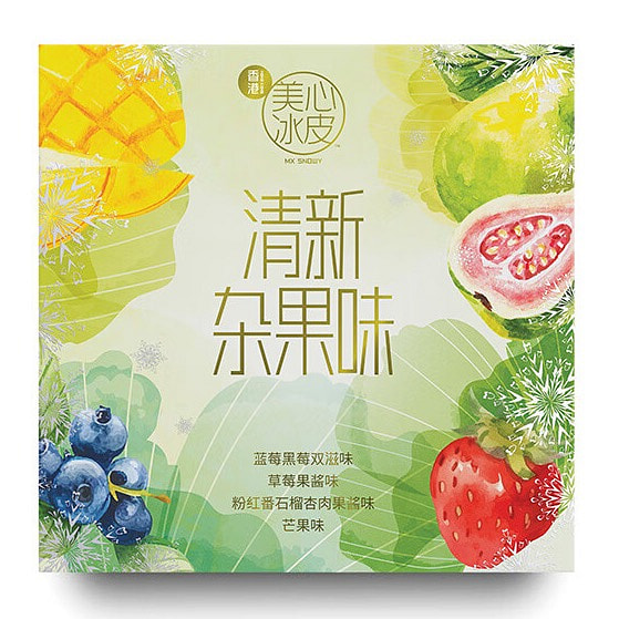 Hong Kong Meixin Fruit Ice Skin Mooncake 120g