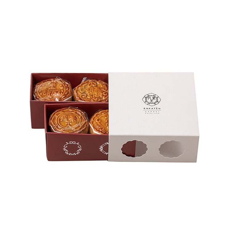 Jpanese Shinjuku Nakamuraya Mini Mooncakes, 4Pieces