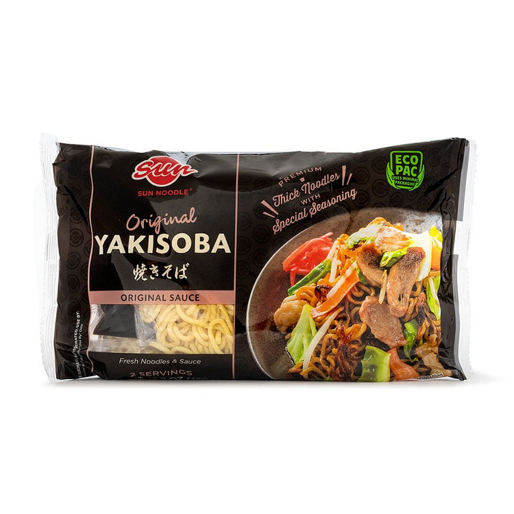 Sun Noodle Frozen Yakisoba Stir Fried Noodle Original