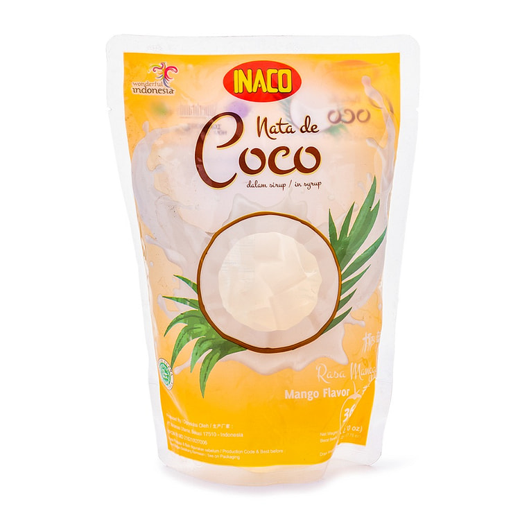 INACO Nata De Coco Coconut Jelly Mango Flavor