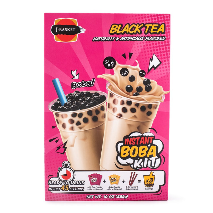 J-Basket Boba Kit Black Tea Flavor 3P