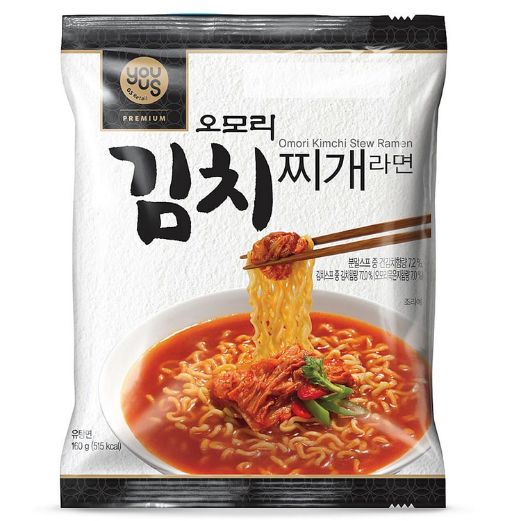 GS25 OMORI Kimchi Stew Ramen 1 count