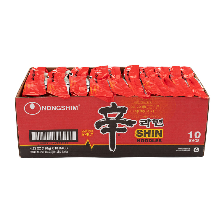 Nongshim Shin Ramen Noodle Soup 4.23 oz*10 each