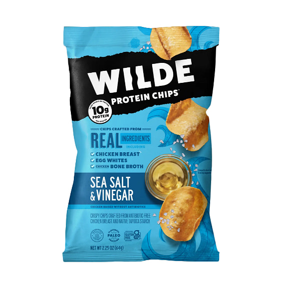 Wilde Chicken Protein Chips Sea Salt  & Vinegar