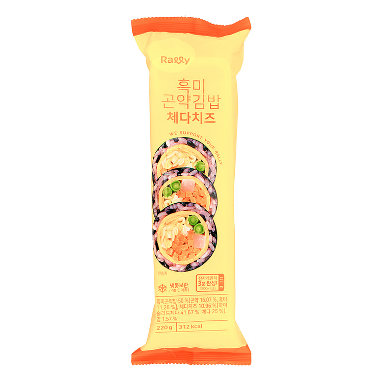 Konjac Black Rice Kimbap(Cheddar cheese) 7.76 oz