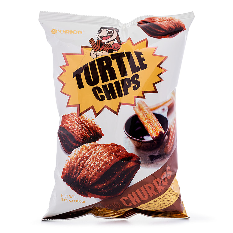 Orion Turtle Chip Churros, Choco Flavor