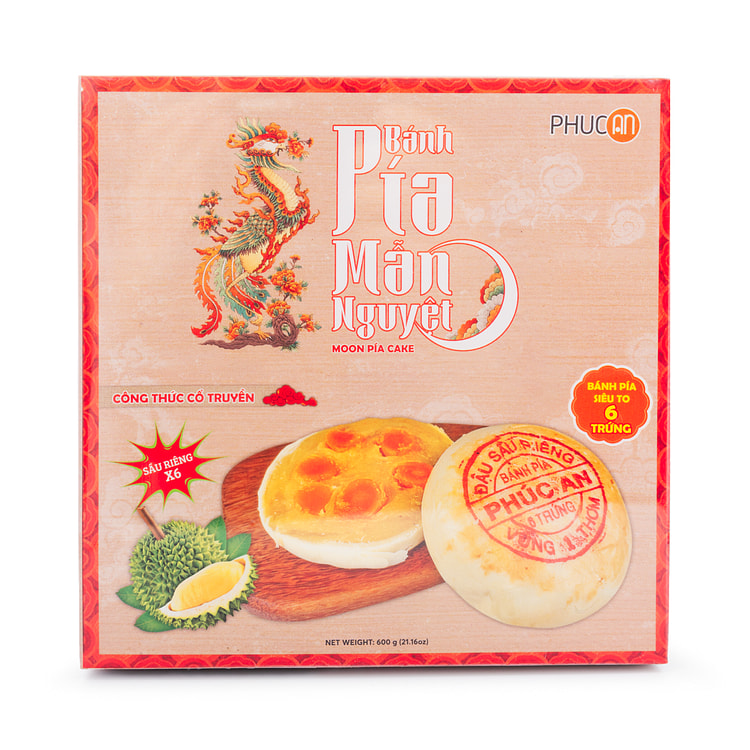 Phuc An Premium Durian Pia Cake Frozen 6 Yolks