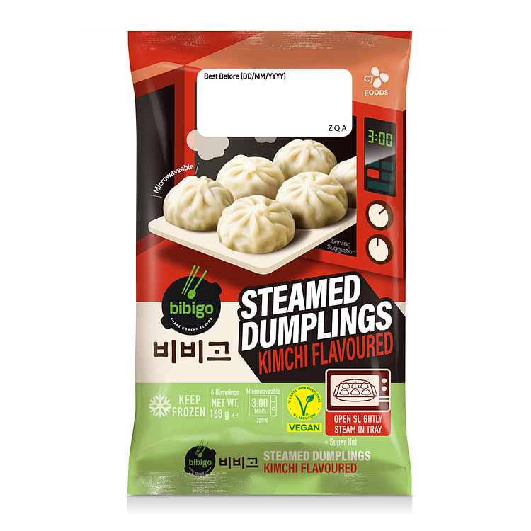 CJ Bibigo Steamd Dumpling Kimchi 168 g