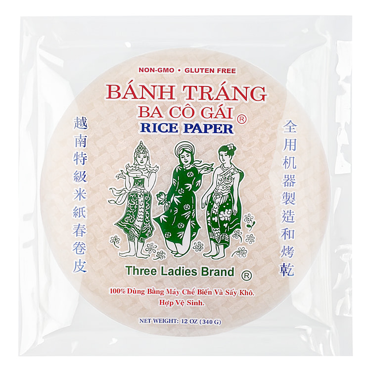 Three Ladies Rice Paper 22cm