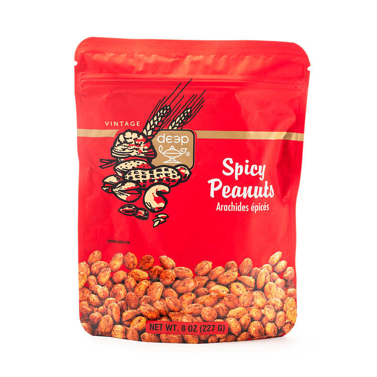 Deep Spicy Peanuts 8 oz