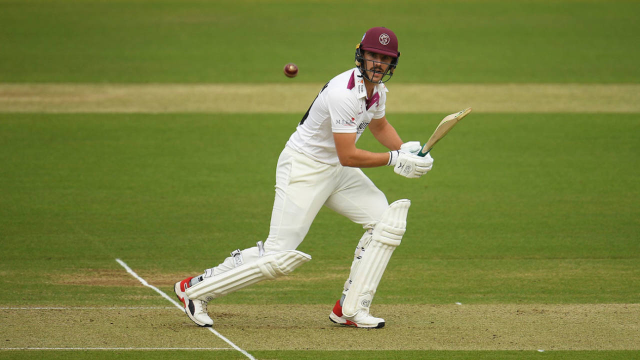 Ben Green dug in under cloudy skies, Somerset vs Essex, Bob Willis Trophy final, Day 1, Lord's, September 23, 2020