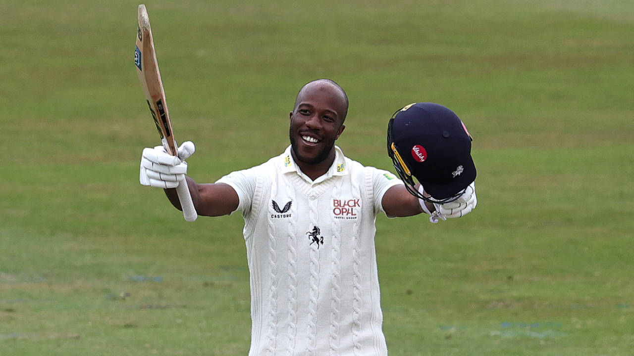 Daniel Bell-Drummond brought up his maiden triple-hundred, Northamptonshire vs Kent, Wantage Road, LV= County Championship, June 27, 2023