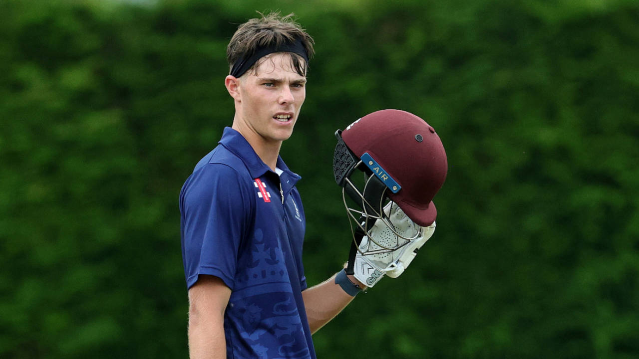 Archie Vaughan has been named in England's Under-19 Test squad, July 2, 2024