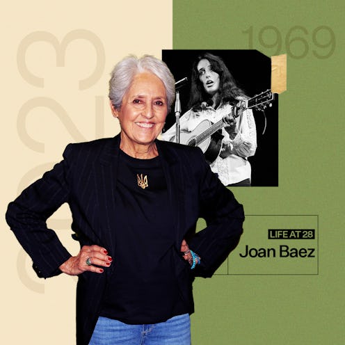 Joan Baez's songs and lifelong work have focused on Civil Rights and Anti-War activism.