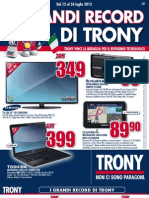 Catalogo Trony Roma Offerte Luglio