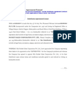 Sample Distributor Agreement Format