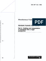 MP 15.6-1990 Standards Australia Style Manual Drafting and Interpretation of Standards From A Legal Perspecti