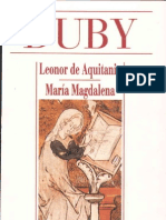 Georges Duby Leonor de Aquitania Maria Magdalena