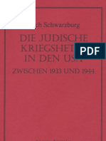 Schwarzburg, Erich - Die Juedische Kriegshetze in Den USA Zwischen 1933 Und 1944 (1944, 42 S., Text)