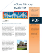 Summer Term Newsletter 2012