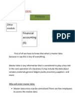 Finance Overview:: Financial Accounting (Fi)