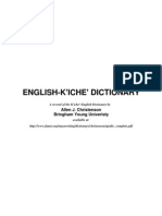Diccionario Kiche Ingles