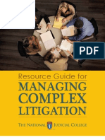 179 Page Managing Complexi LITIGATION JUDGE MOHR