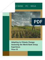 Adapting To Climate Change: Assessing World Bank Group Experience