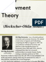 8 (1) .Factor Endowment Theory