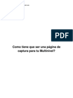 Haz Una Página de Captura Efectiva para Tu Multinivel.